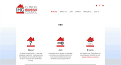 Desktop Screenshot of ilhousing.org